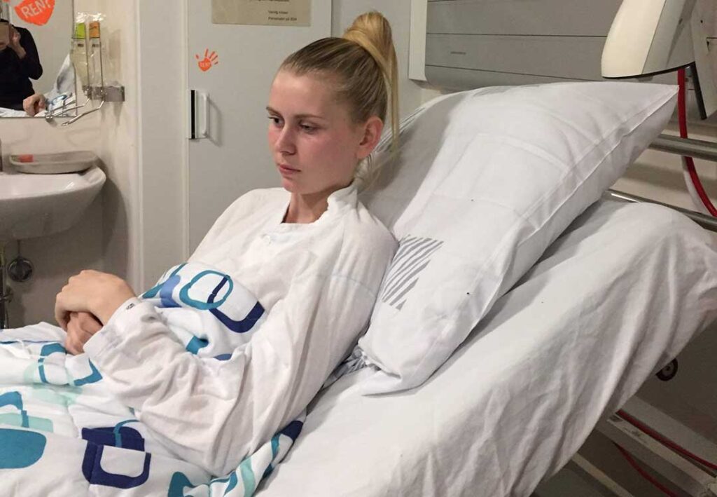 Julie lever med en sjælden øjensygdom